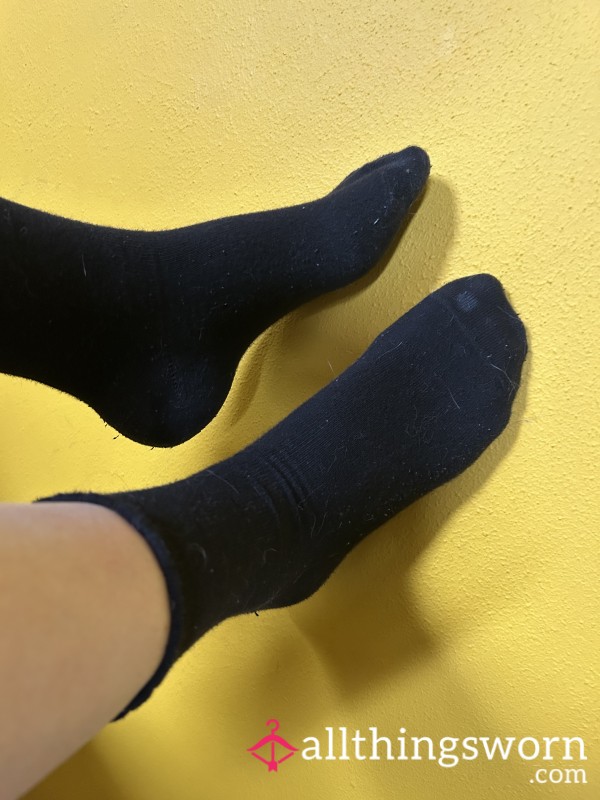 Used Black Socks