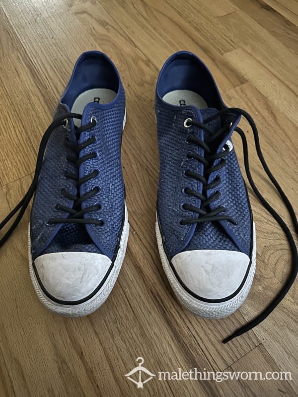 Used Blue Converse Shoes