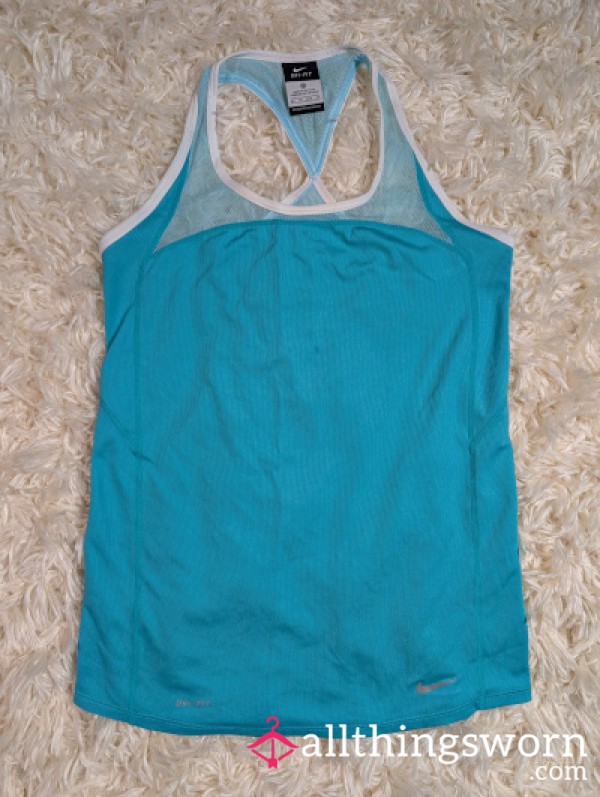 🧿Used Blue Nike Dri-Fit Gym Tanktop, Size XS🧿