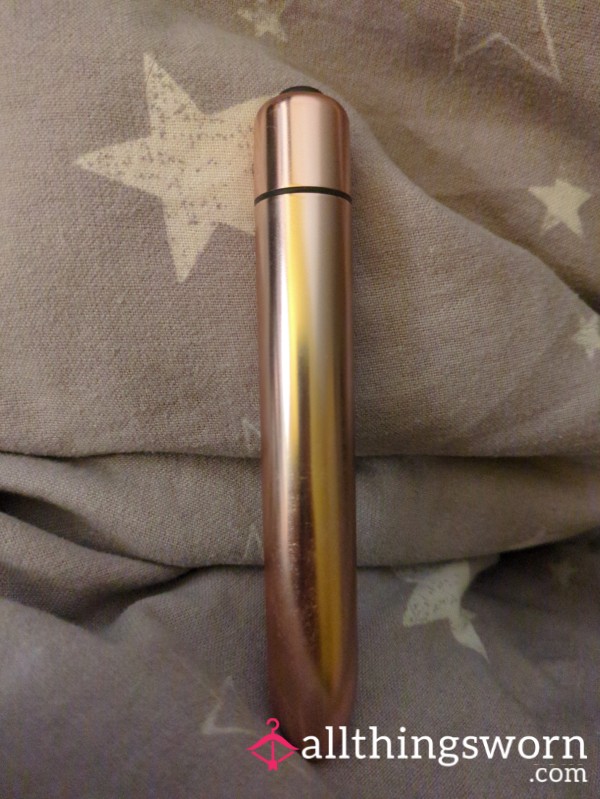 Used Bullet Vibrator, Rose Gold