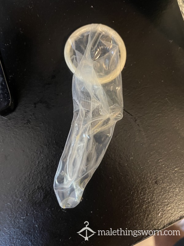 Used College Guy Condom