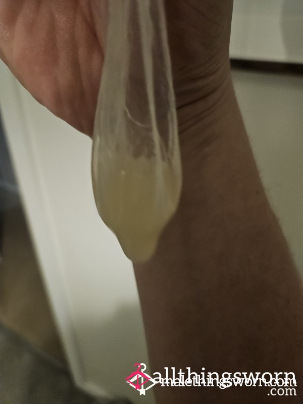 Used Condom Filled With Military Seed