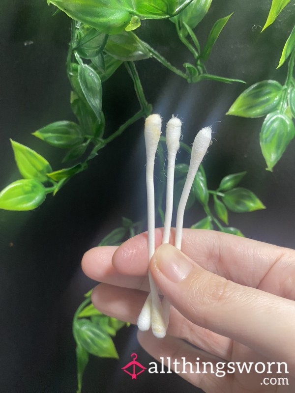 Used Cotton Bud From My Little Ears