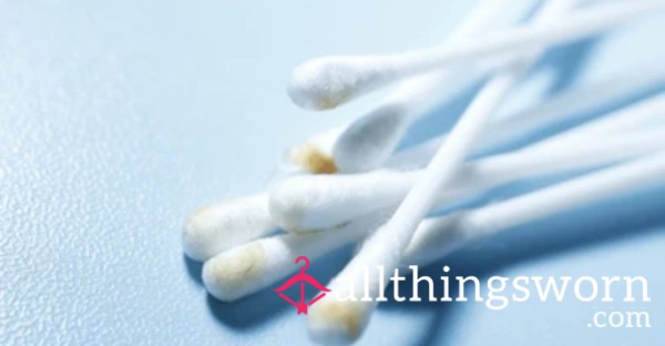 Used Cotton Buds - Ear Wax Cleanse