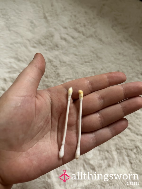 Used Cotton Ear Buds