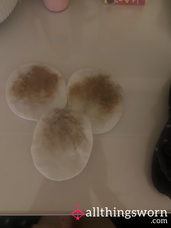 Used Cotton Wool Pads + Photos And Video