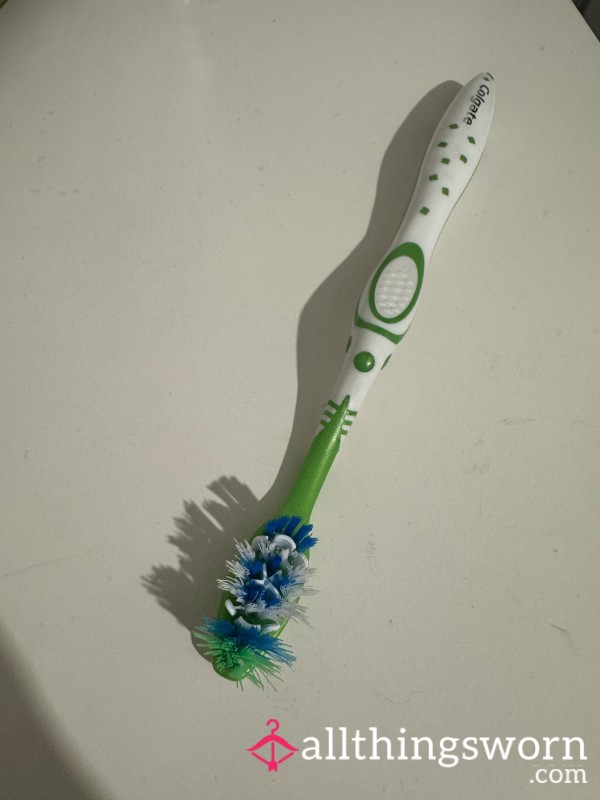 Used Dirty Toothbrush