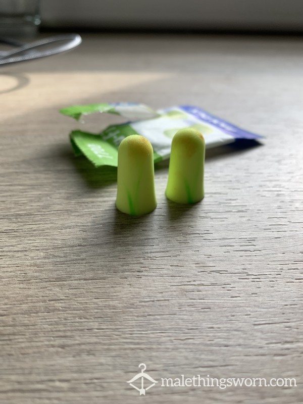 Used Ear Plugs