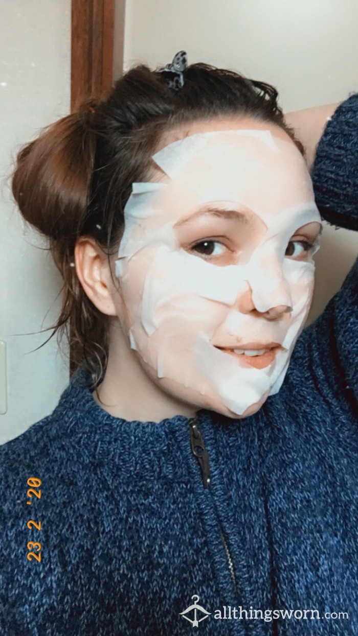 Used Face Sheet Mask