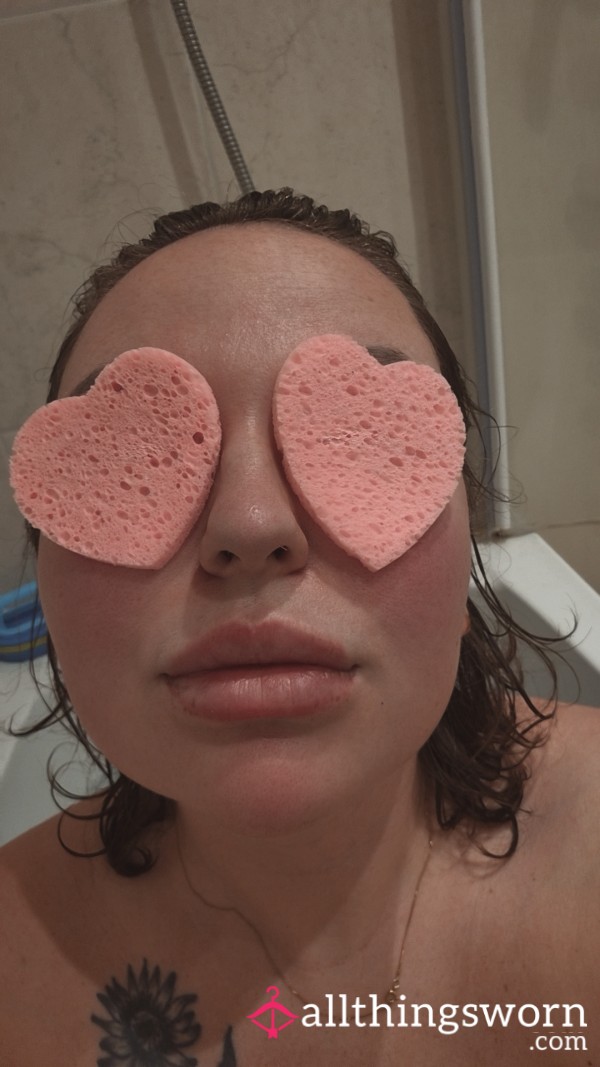 Used Face Sponges