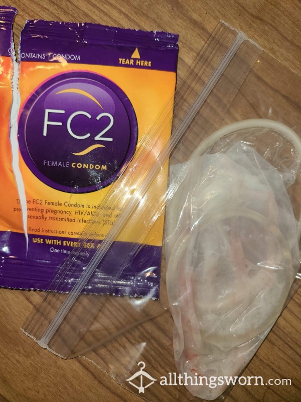 USED FEMALE CONDOM! 💦