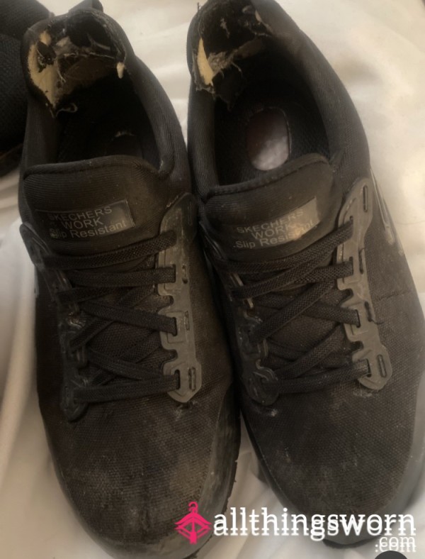 Used Filthy Working Boots