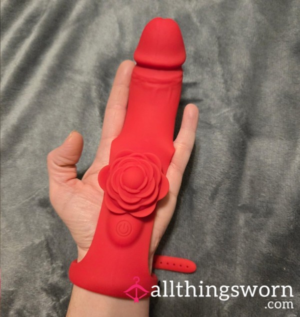 Used Finger Extender G Spot Vibrator S** Toy