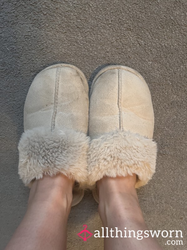 Used Fluffy Slippers