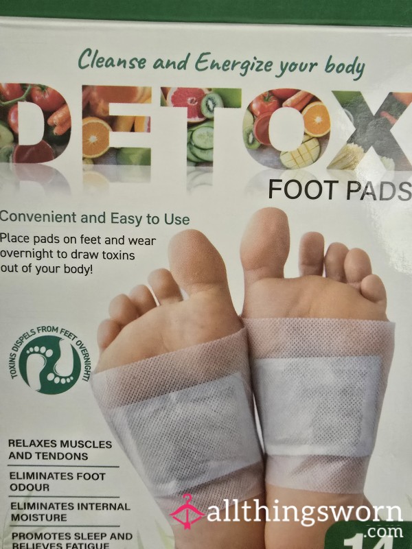 Used Foot Detox Pads