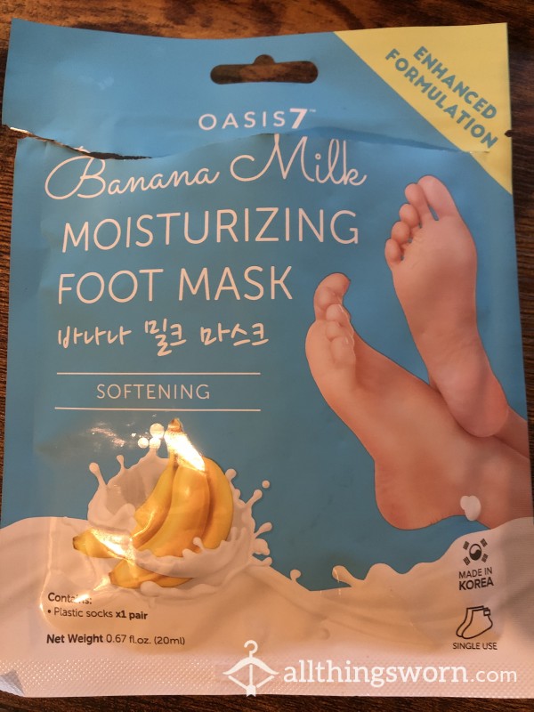 Used Foot Mask