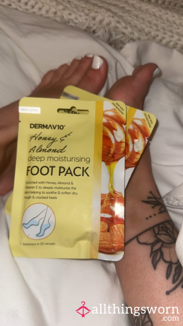 Self Care Sunday …Used Foot Pack