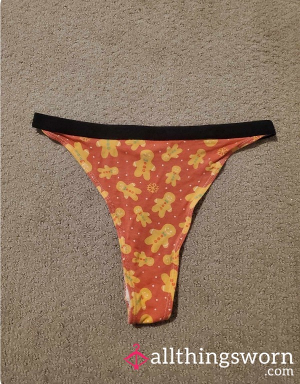 Used Gingerbread Man Thong