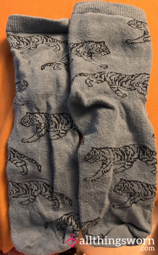 Used Grey/Blue Socks