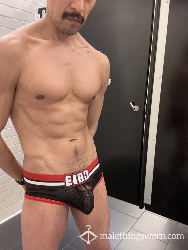 Used Gym Trashed Jockstrap