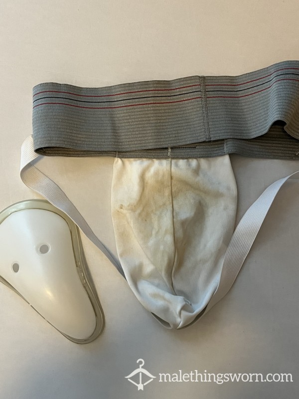 SOLD- Used Hockey Jock And Cup