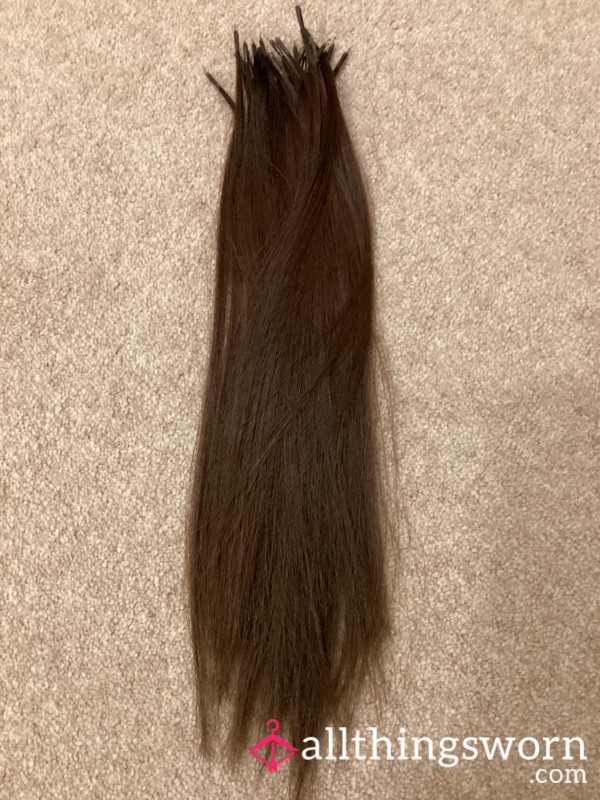 My Worn Human Hair Extensions