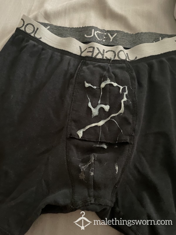 ***c*m STAINED*** Jockey Boxer Briefs