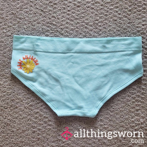 Used Keep Smiling Panties 🌼