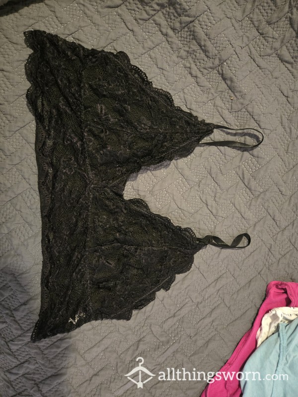 Black Lace Bra 1XL