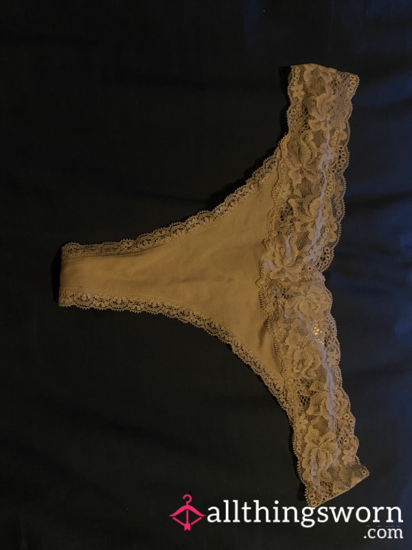 Used Lace Thong