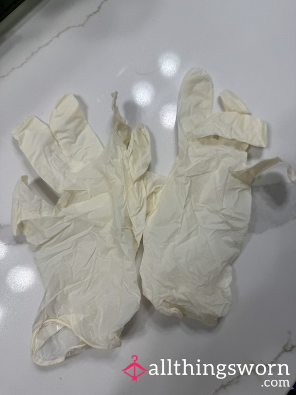 Used Latex Gloves