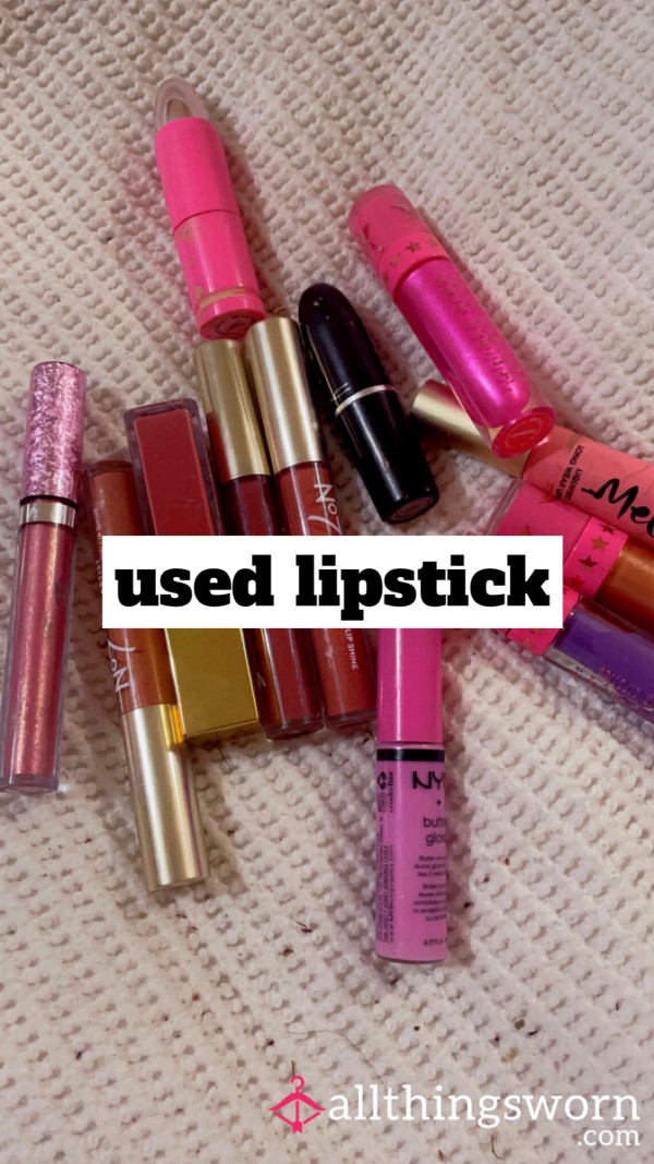 Used Lipsticks