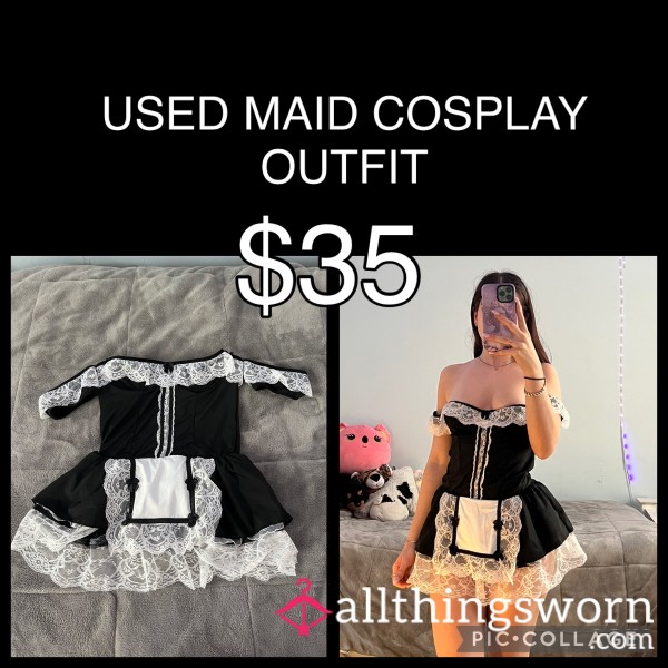 USED MAID COSPLAY OUTFIT