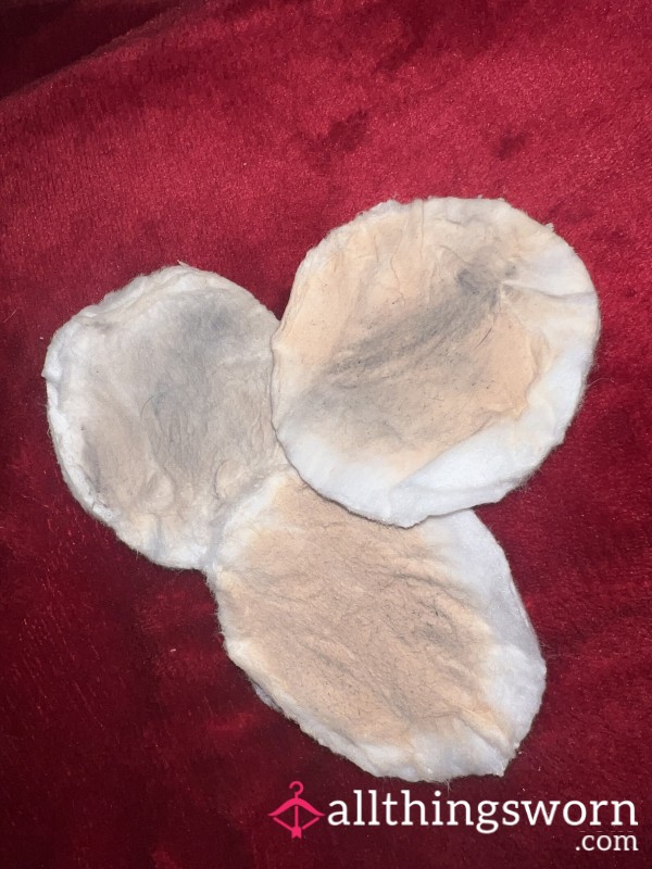 Used Make Up Cotton Pads