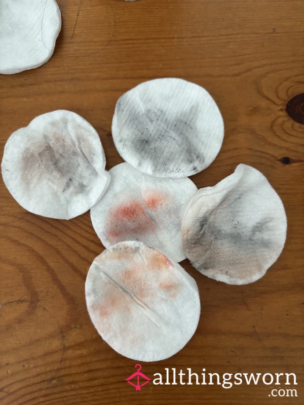 Used Make Up Pads