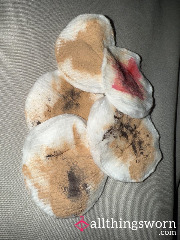 Used Make Up Pads