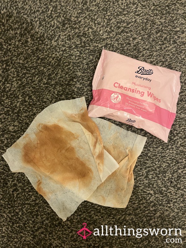 Used Make-up Wipes