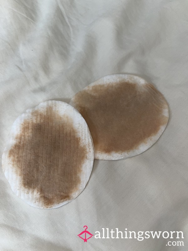 Used Makeup Cotton Pads