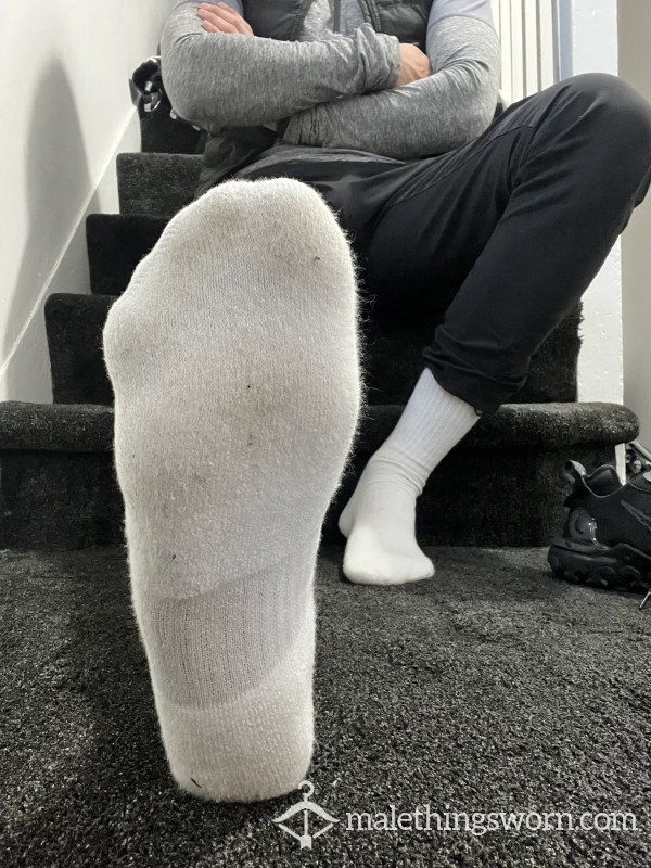 Used Men’s White Socks