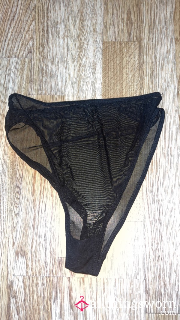 Used Mesh See Through Panties