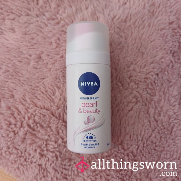 Used Mini Can Nivea Deodorant