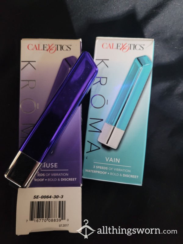 Used Mini Vibrators Purple Or Turquoise