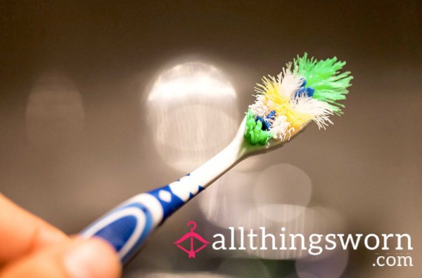 Used Minty Toothbrush