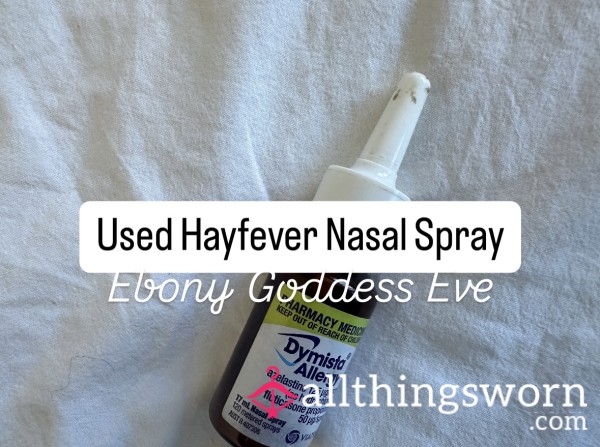 USED Nasal Inhaler From Ebony Goddess Eve 👃🏾