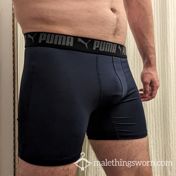 Used Navy Blue Puma Boxer Briefs