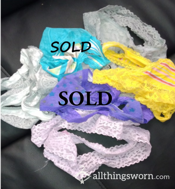 Used Panty Drawer Thongs