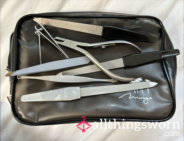 Used Pedicure Tool Set