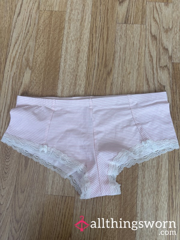 Used Pink Boyshorts