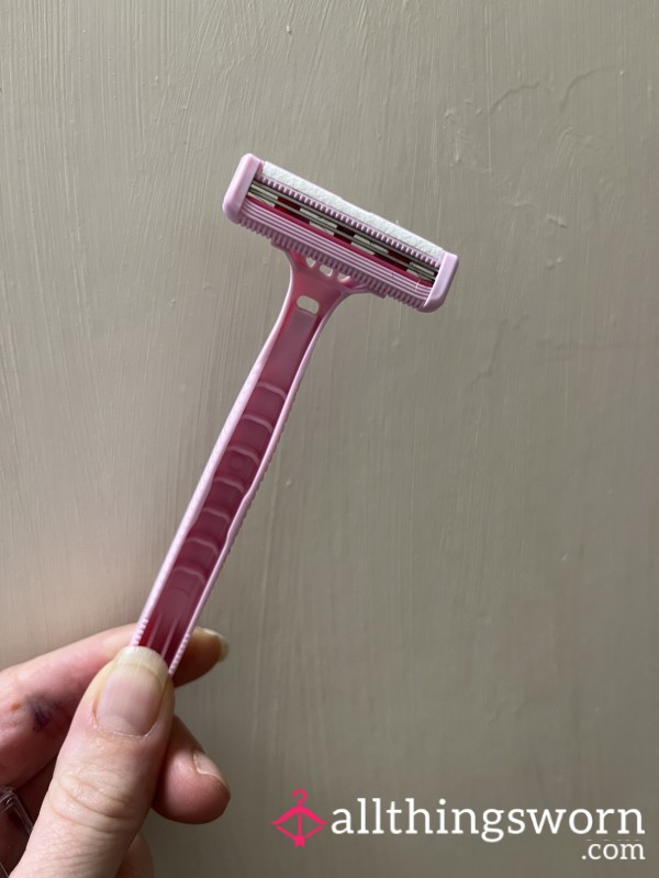 Used Pink Razor