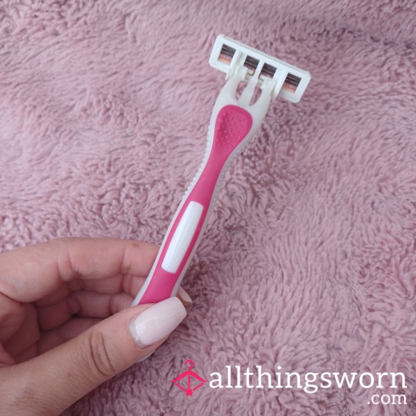 Used Pink Razor